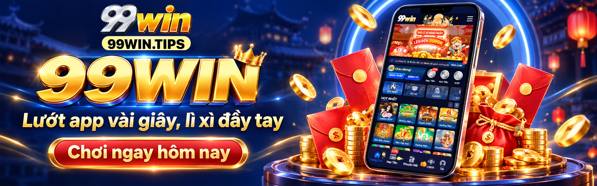 99win nhận lì xì